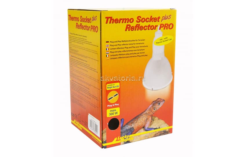 Светильник-отражатель с разъемом Thermo Socket Plus Reflector Pro, белый