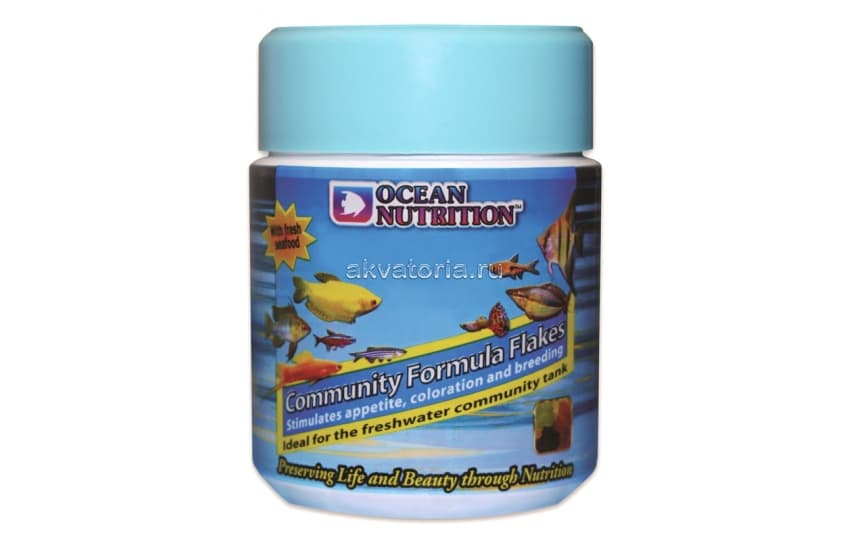 Корм для всех видов рыб Ocean Nutrition Community Flake, хлопья, 34 г