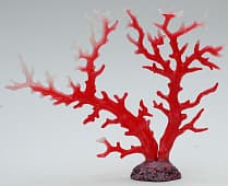 Искусственный коралл Vitality красный с белым (SH9106SRW)
