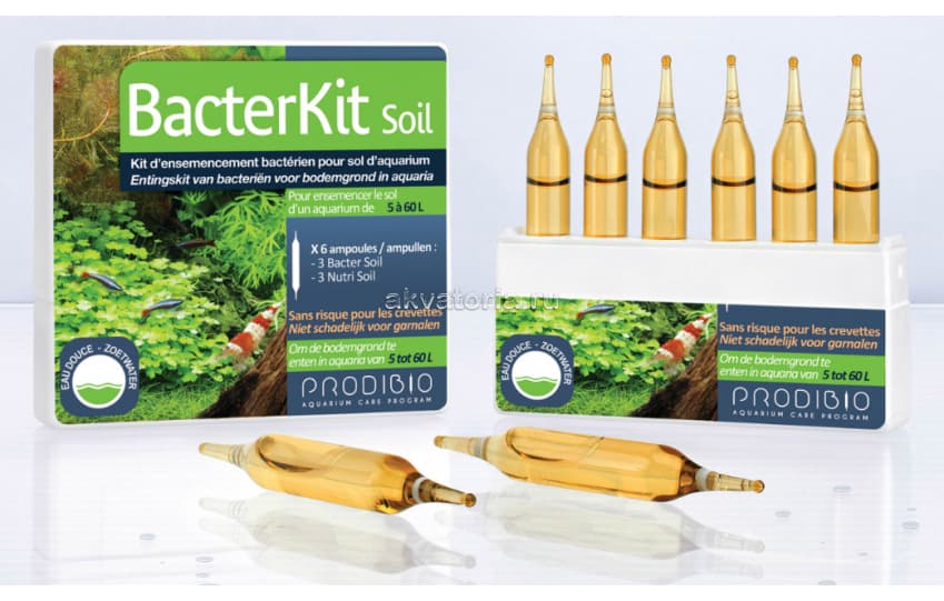 Гиперконцентрированный бактериальный препарат для грунтов Prodibio BacterKit Soil, 6 ампул