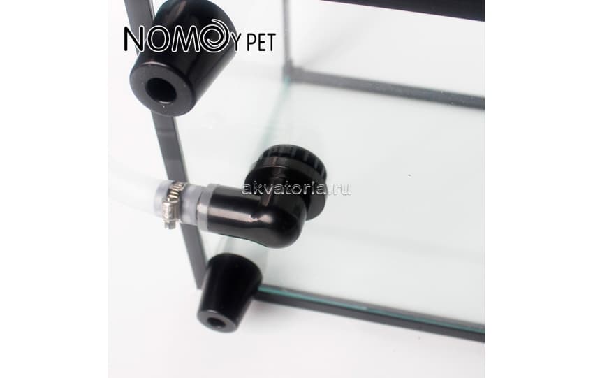 Акватеррариум с дренажной системой для водных черепах Nomoy Pet Bottom drainage turtle tank S