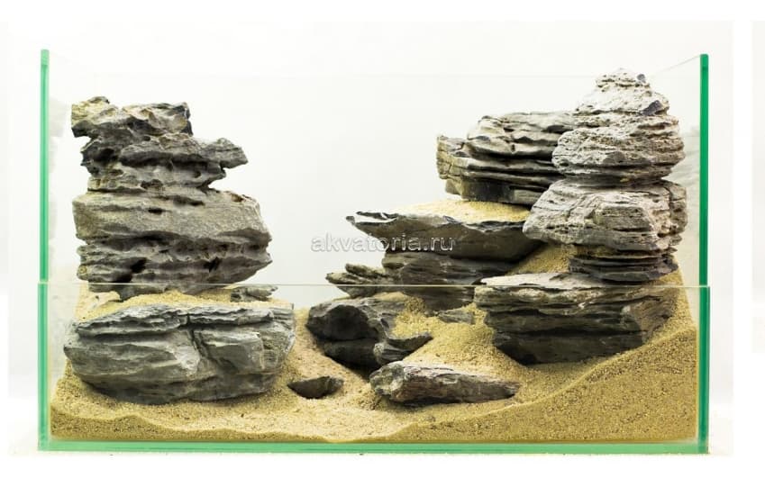 Камень GLOXY «Чёрная скала», 20 кг