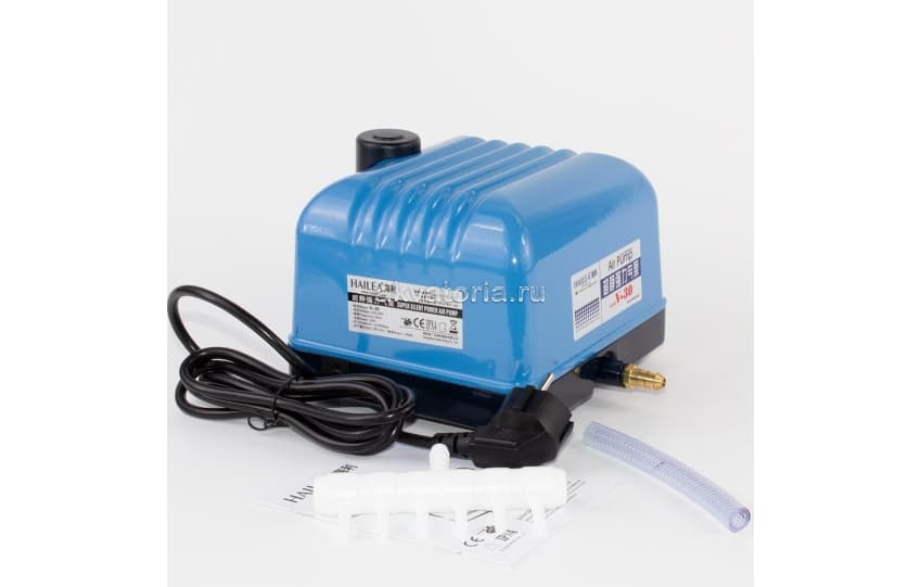 Диафрагмовый компрессор Hailea V-30, 25 Вт, 30 л/мин
