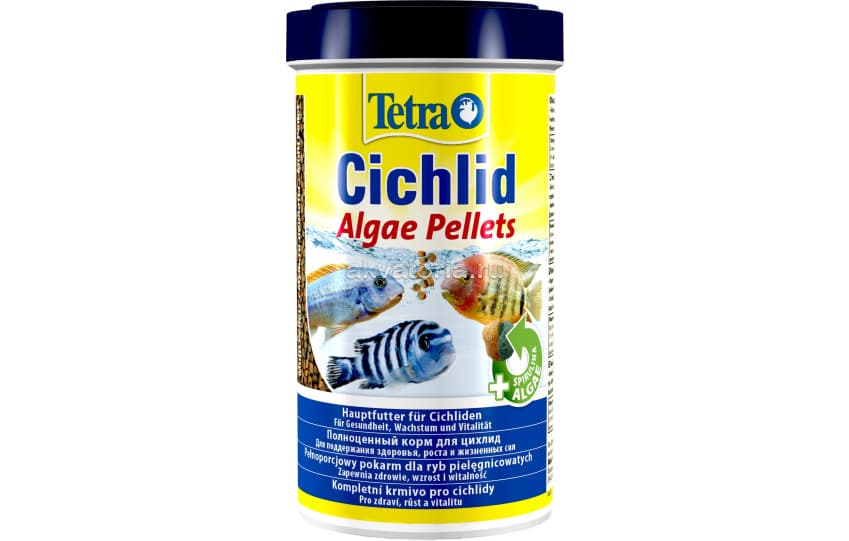 Корм растительный Tetra Cichlid Algae, гранулы, 500 мл