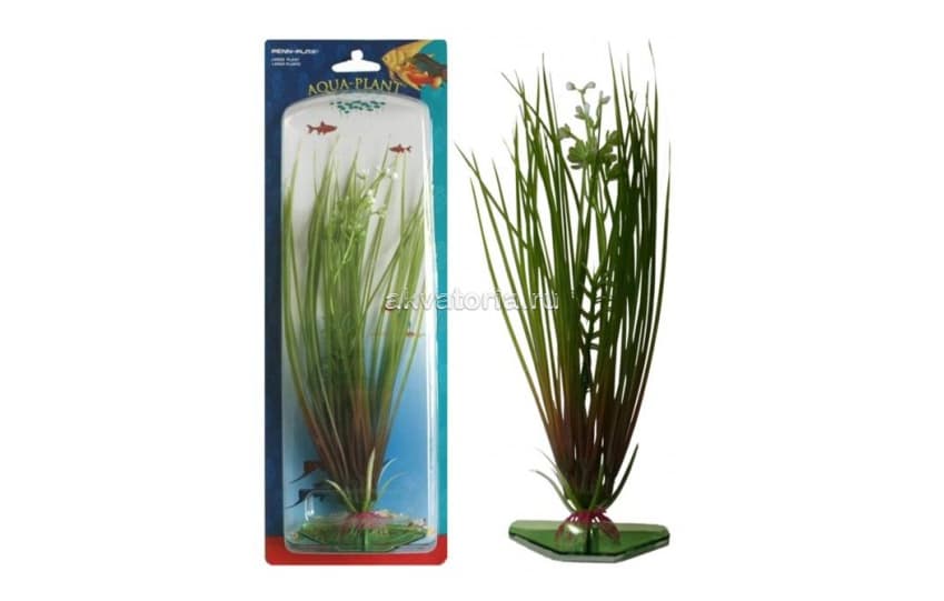 Искусственное растение Penn Plax Hairgrass (Осока зеленая) 27 см