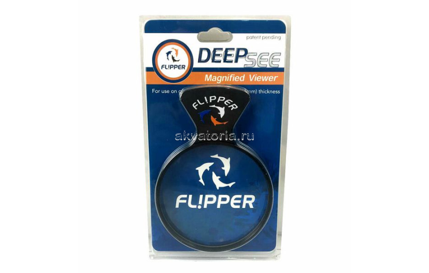 Оптическая увеличительная линза Flipper DEEPSEE Magnified Magnetic Aquarium Viewer 5