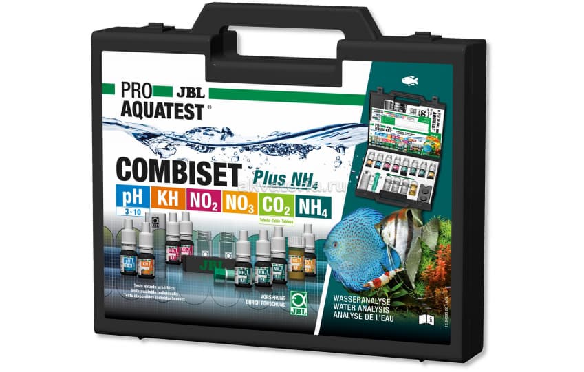 Набор тестов для пресной воды JBL ProAquaTest CombiSet+NH4 6в1