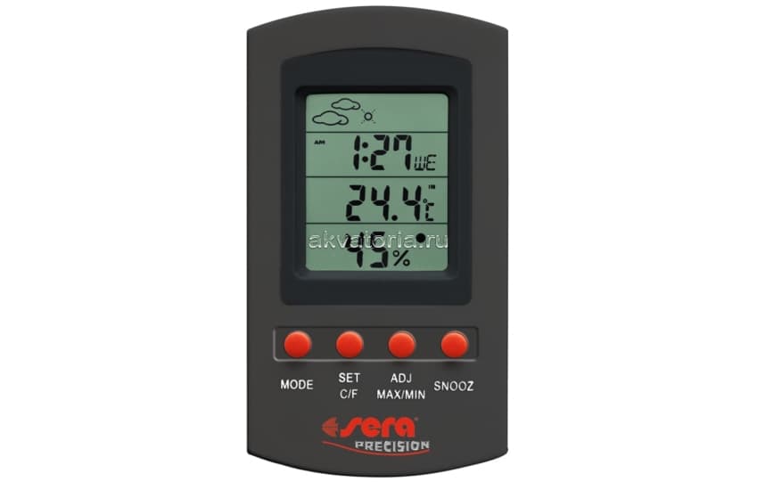Термометр-гигрометр для террариумов Sera reptil thermometer/hygrometer