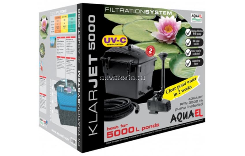Фильтр прудовой Aquael KlarJet  5000