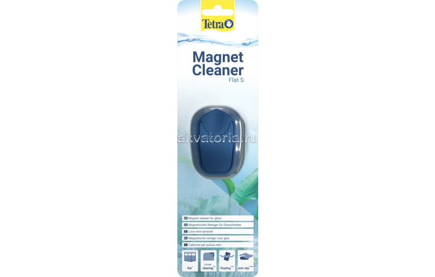 Скребок магнитный Tetra Magnet Cleaner Flat S, малый