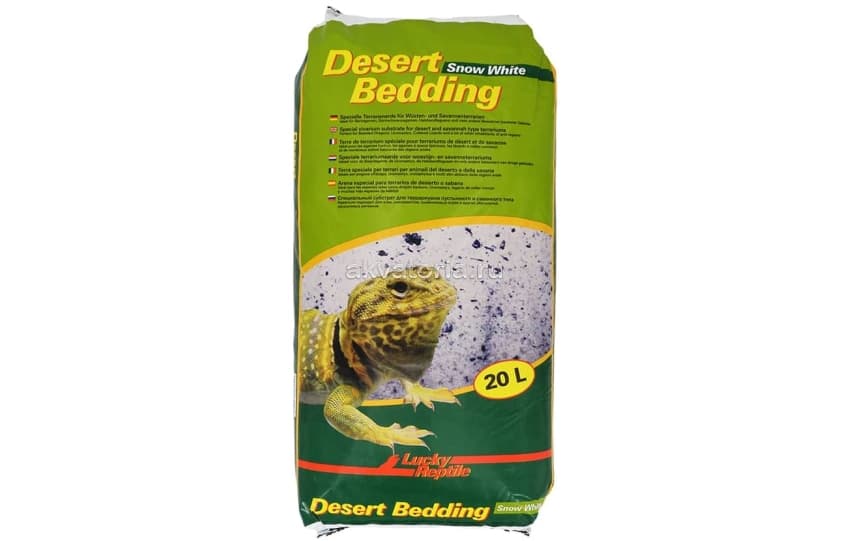 Грунт пустынный Lucky Reptile Desert Bedding Snow White,белый, 20 л