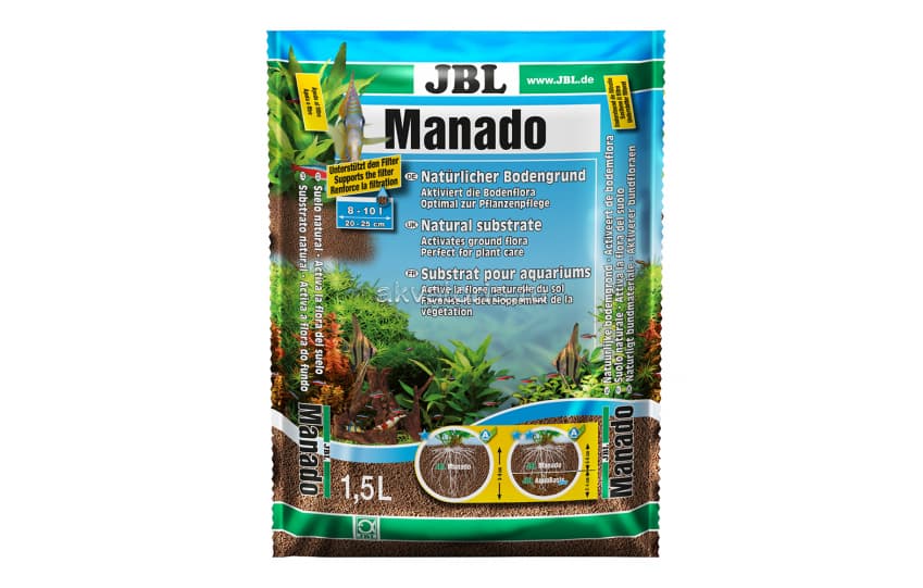 Грунт JBL Manado, красно-коричневый, 1,5 л