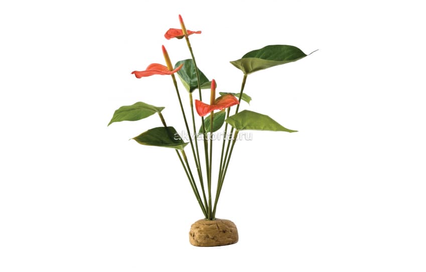Искусственное растение на подставке Hagen ExoTerra "Антуриум"