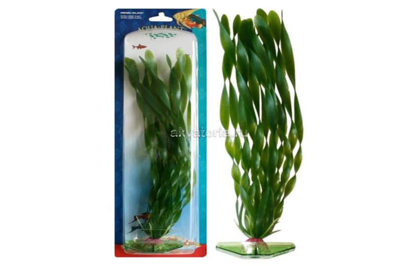 Искусственное растение Penn Plax Vallisneria Corkscrew (Валиснерия спиральная зеленая) 18 см 