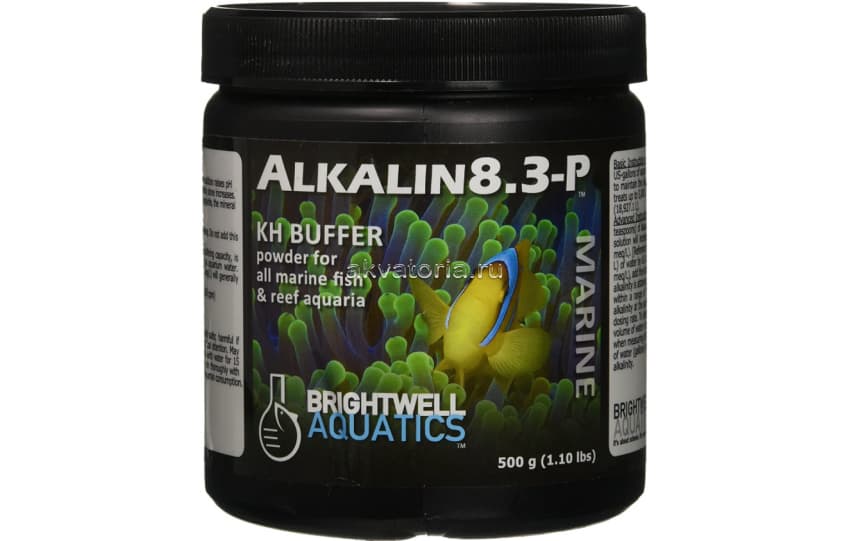 Добавка для регулировки pH Brightwell Aquatics Alkalin 8.3P, порошок, 500 г