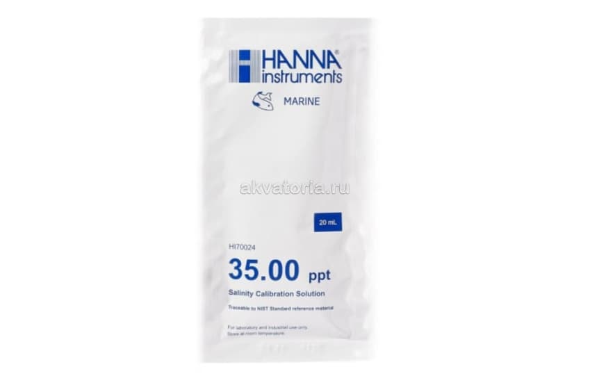 Калибровочный раствор для солемера Hanna instruments Salinity Calibration Solution