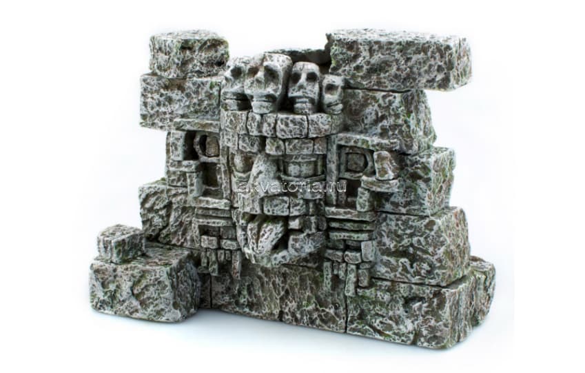 Аквариумная декорация PRIME «Стена Майя» 17×7,5×12 см