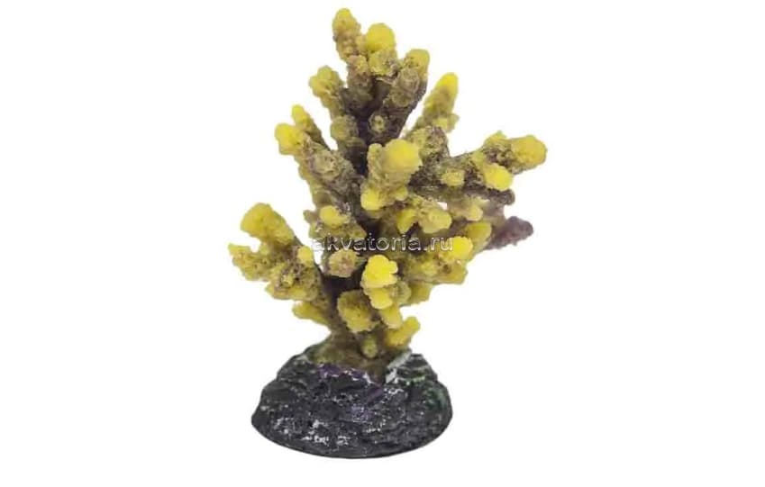 Искусственный коралл Vitality жёлто-коричневый (SH9032PUY)