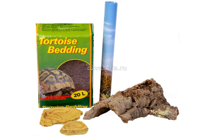 Стартовый комплект для сухопутных черепах Lucky Reptile Start Kit Tortoise, 80×40×52 см, чёрный