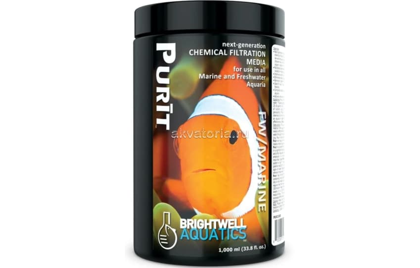 Наполнитель для фильтра Brightwell Aquatics Purit, 1 л