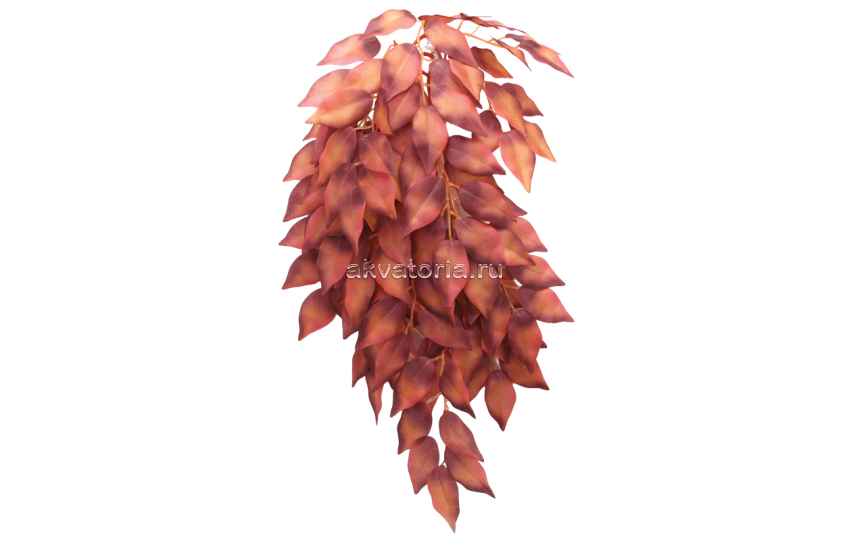 Искусственное растение Laguna Сингониум ампельный, красный, 37 см