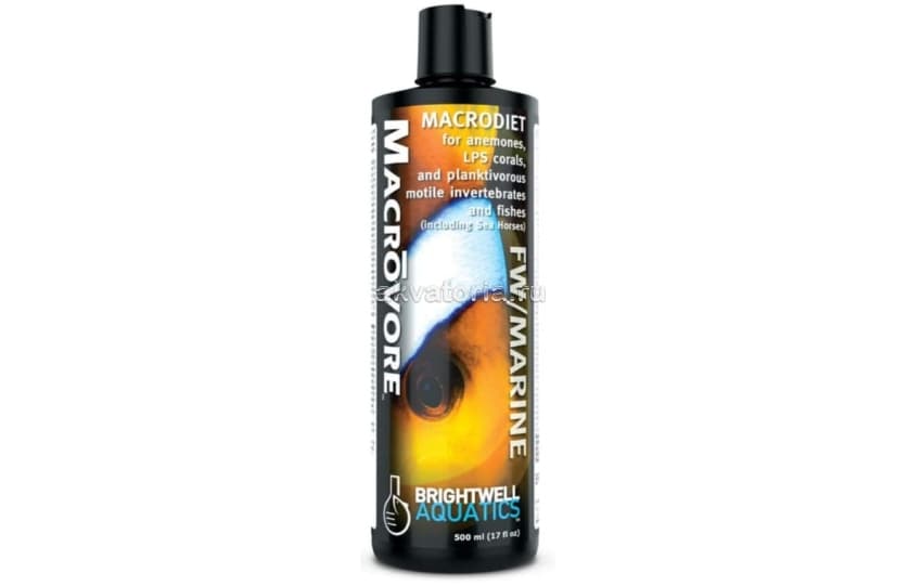  Пищевая добавка для анемонов Brightwell Aquatics Macrovore, 500 мл