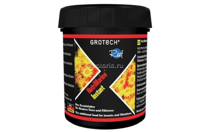 Корм дополнительный Grotech NutriMarine Instant, порошок, 75 г