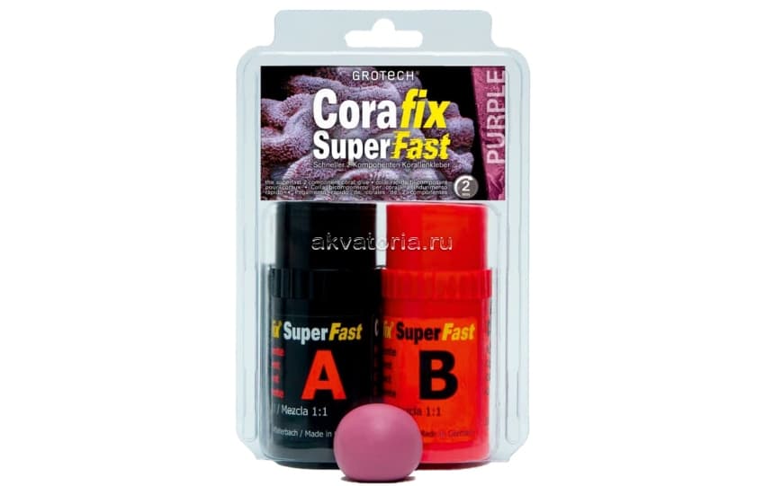 Клей для кораллов Grotech CoraFix SuperFast violett, 240 г