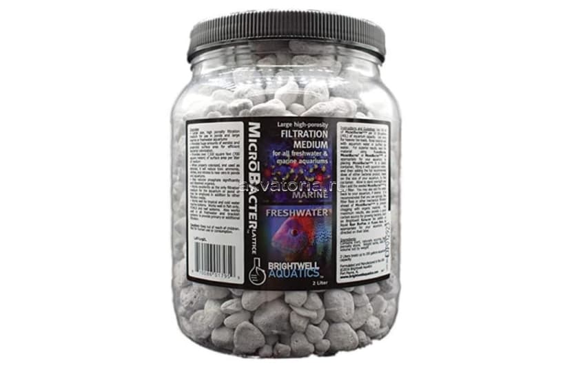 Высокопористый наполнитель Brightwell Aquatics MicroBacter Lattice Medium, 2 л