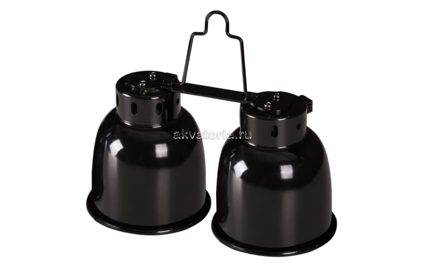 Светильник двойной Repti-Zoo Mini Combo Dome 02DRL, навесной, 2×40 Вт