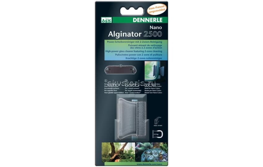 Скребок для аквариума магнитный Dennerle Nano Alginator 2500