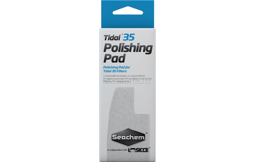 Синтепон Seachem Polishing Pad для рюкзачного фильтра Tidal 35, 2 шт