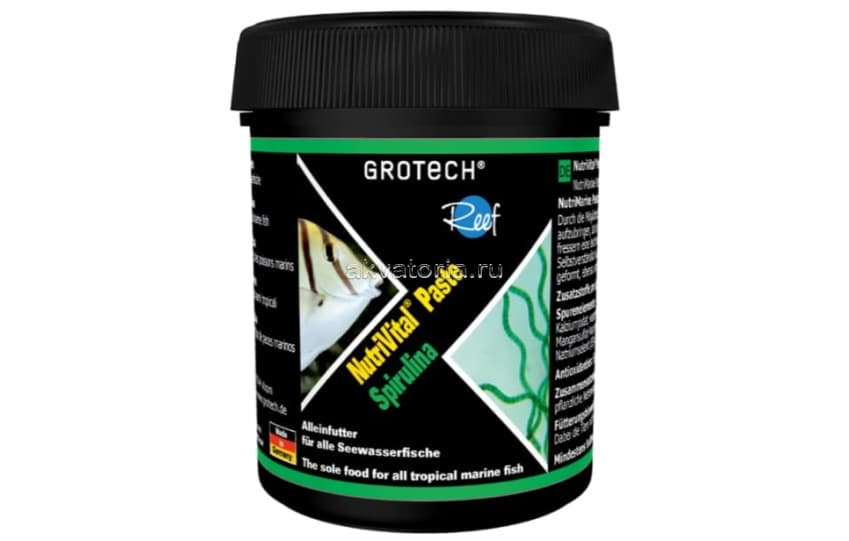 Корм Grotech NutriVital Paste Spirulina, паста, 325 г