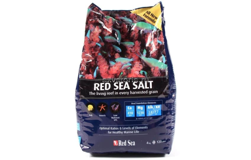 Морская аквариумная соль Red Sea Salt, 4 кг
