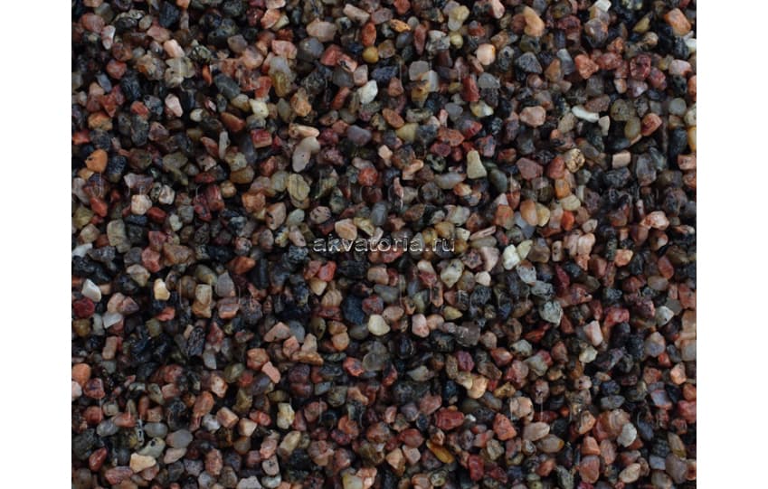 Грунт Коричневый песок UDeco River Brown, 2,5-5 мм, 20 кг