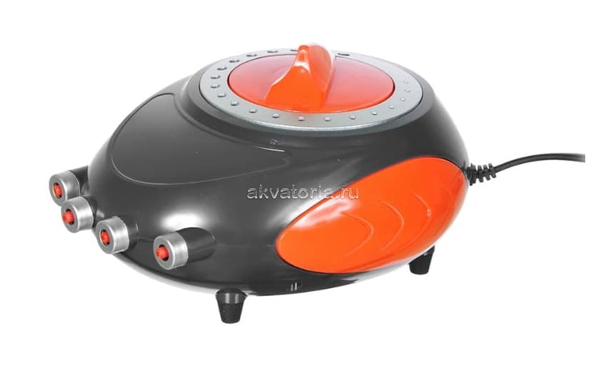 Аквариумный компрессор Naribo с регулятором потока, 8 Вт, 4×3,5 л/мин