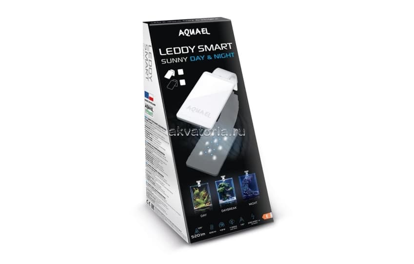 Светильник Aquael LEDDY SMART SUNNY DAY&NIGHT, 4,8 Вт, белый
