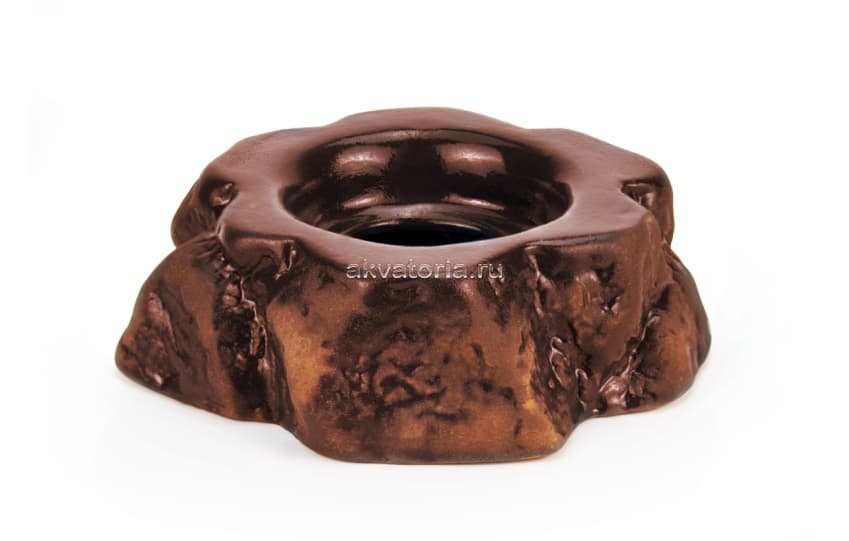 Декорация NOVAMARK TERRA Кормушка для насекомых, коричневая, керамика