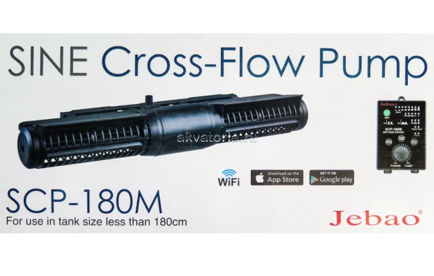 Помпа течения с контроллером Jebao CP-180М, Wi-Fi