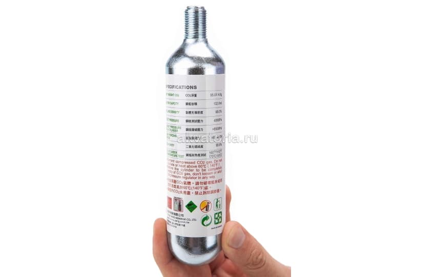 Баллоны одноразовые CO₂ ISTA, 3 шт
