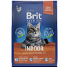 Корм для кошек домашнего содержания Brit Premium Cat Indoor, курица, 2 кг
