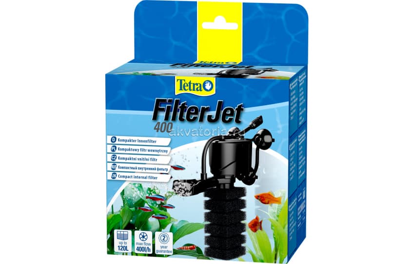 Внутренний аквариумный фильтр Tetra FilterJet 400