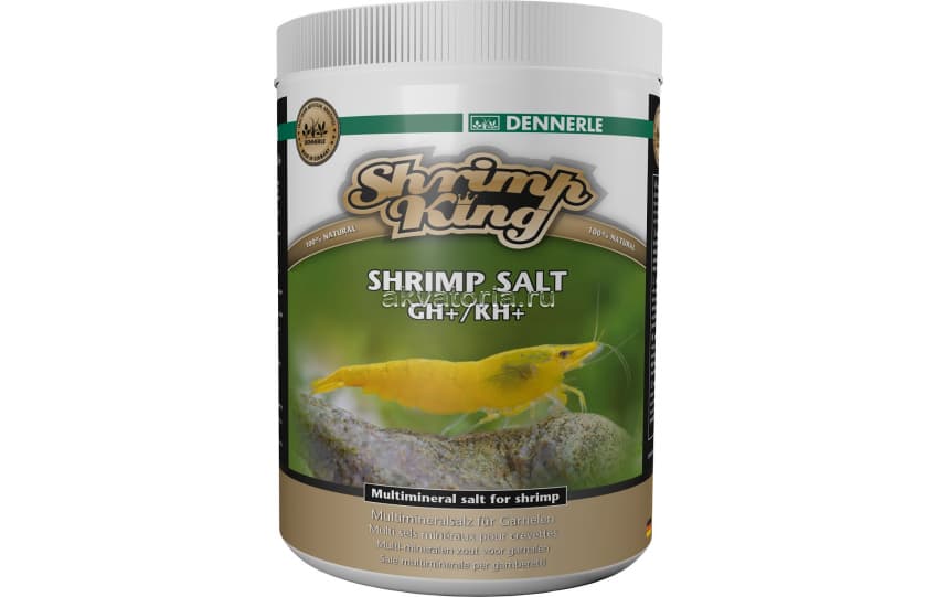 Минеральная соль для повышения GH+/KH+ Dennerle Shrimp King salt, 1 кг