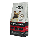 Корм для собак Gina Dog Lamb & Rice, ягнёнок и рис, сухой, 7,5 кг