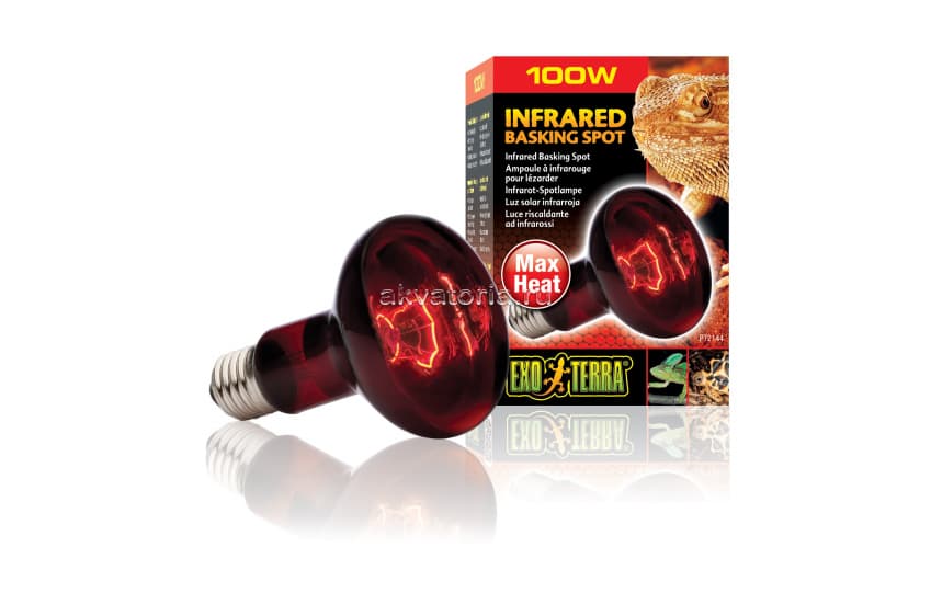 Террариумная инфракрасная лампа Hagen ExoTerra Infrared Basking Spot 100 Вт
