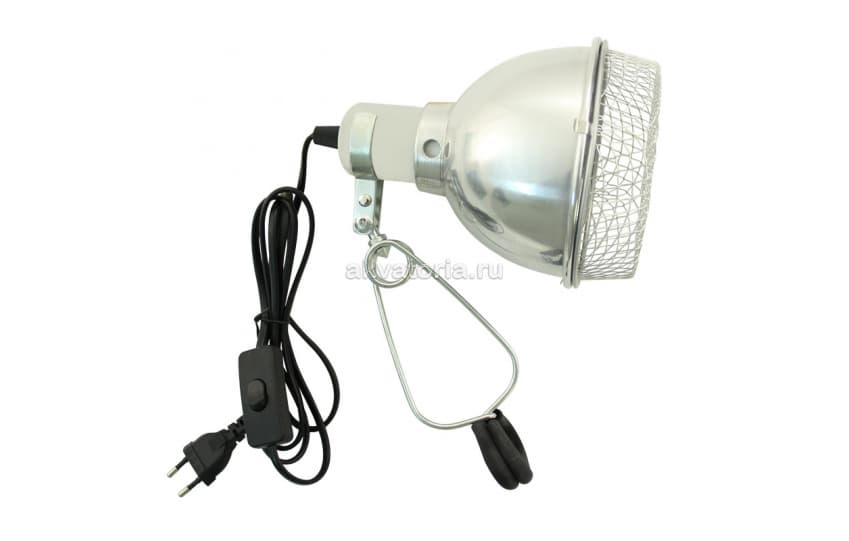 Навесной светильник Repti-Zoo RL01 для ламп до 75 Вт, 14 см