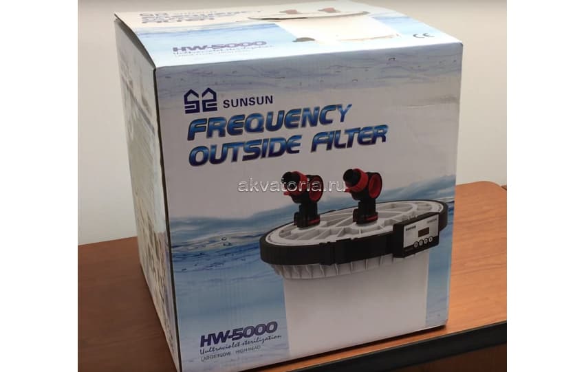 Внешний аквариумный фильтр SUNSUN HW-5000 + UV