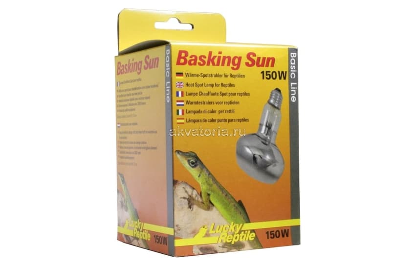 Террариумная греющая лампа Lucky Reptile Basking Sun, 150 Вт