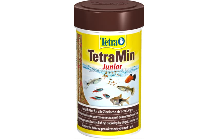 Корм для маленьких рыб Tetra Min Junior, микрохлопья, 100 мл