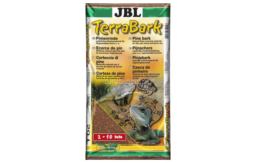 Субстрат из коры пании JBL TerraBark S, 2-10 мм, 5 л